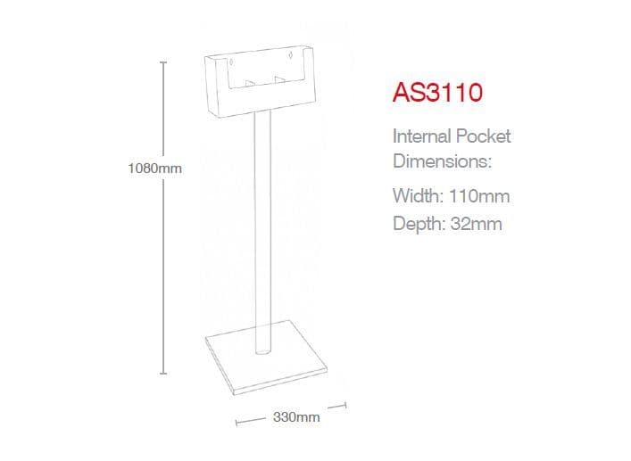Brochure Stand DIN Long Taymar, Brochure Stand/Flyer Stand/Flyer Holder DIN Long DL A6 With 4 Levels And Extra Business Card Holder Business Card Holder Display - View #7