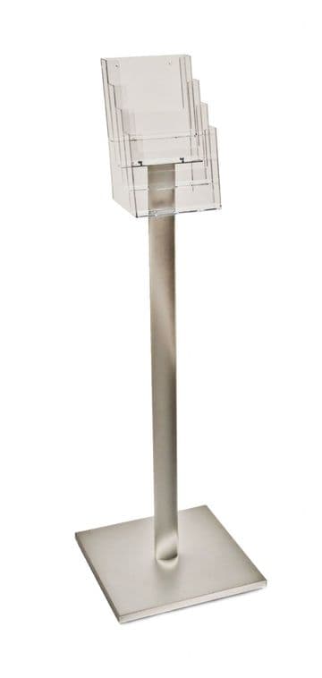 AS4160 | 4 Pocket A5 Luxury Floor Stand