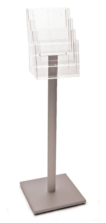 AS4230 | 4 Pocket A4 Luxury Floor Stand