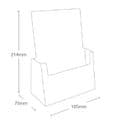 1 Pocket A5 Portrait Leaflet Holder