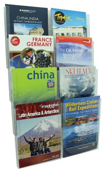 CL-KIT1 | 8 Pocket A4 Portrait Wall Display