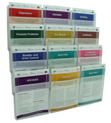 CL-KIT2 | 12 Pocket A5 Portrait Wall Display