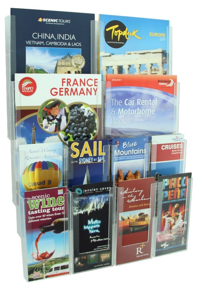 A4 and 1/3rd A4 Pocket Portrait Wall Display