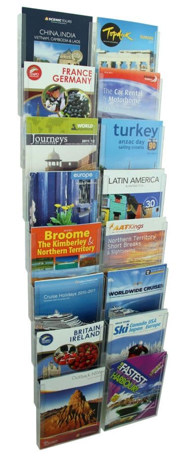 CL-KIT5 | 16 Pocket A4 Portrait Wall Display