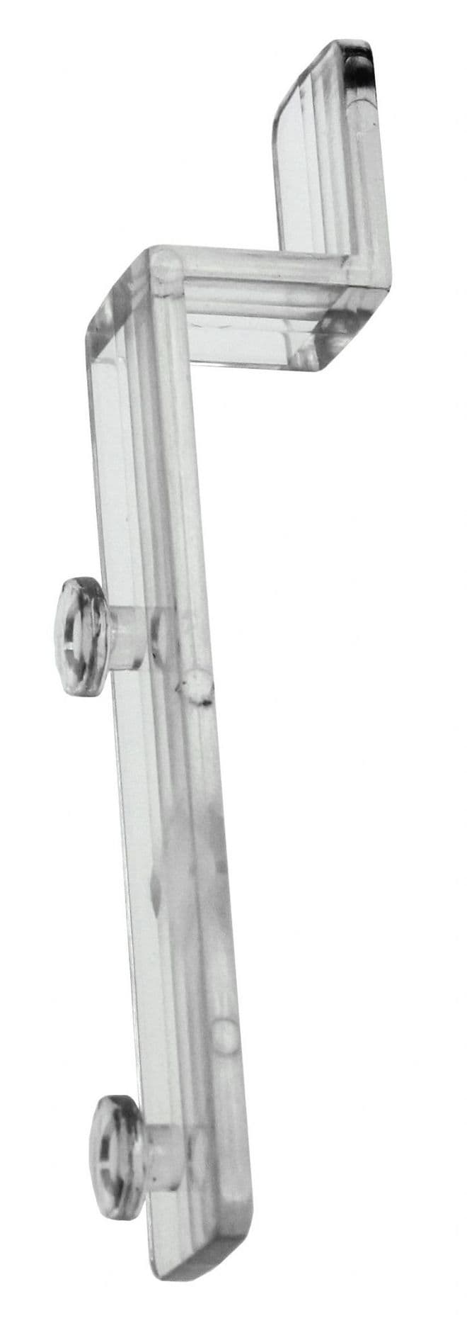 Pair of ClipLock Vertical Clips for slatwall mounting
