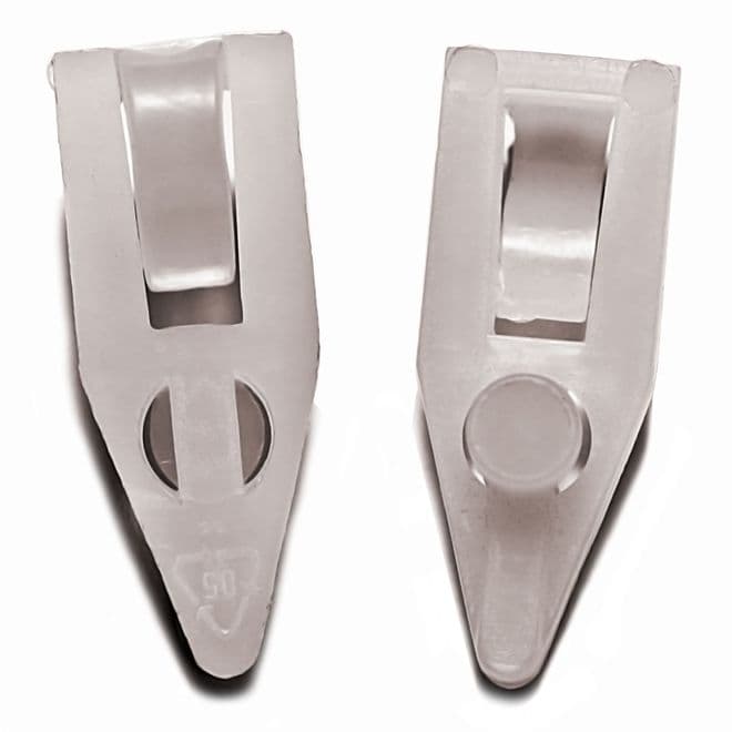 Hanging Clips used to hang products from wire frames or baskets