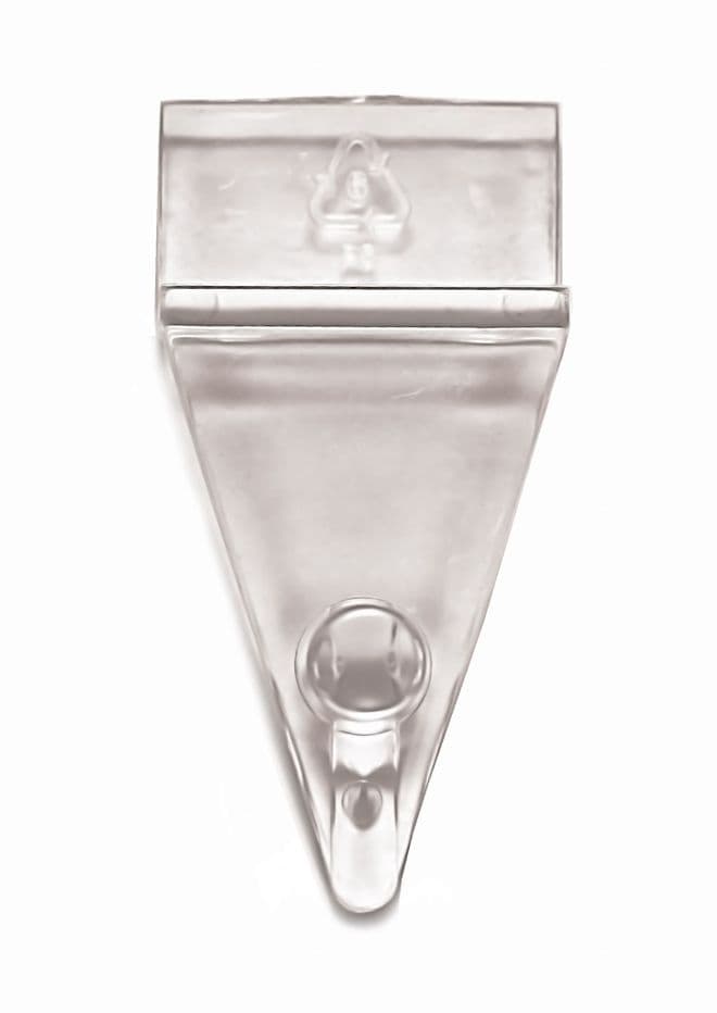 Pair of clips to fix W110, W160, W230, WlA6, WPA6 or 4W104 to slat wall