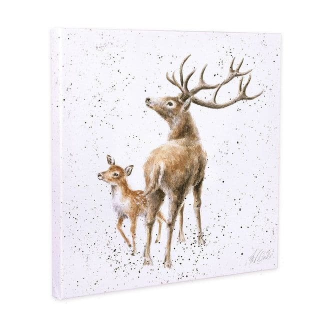 'Bright Sky' Stag Canvas