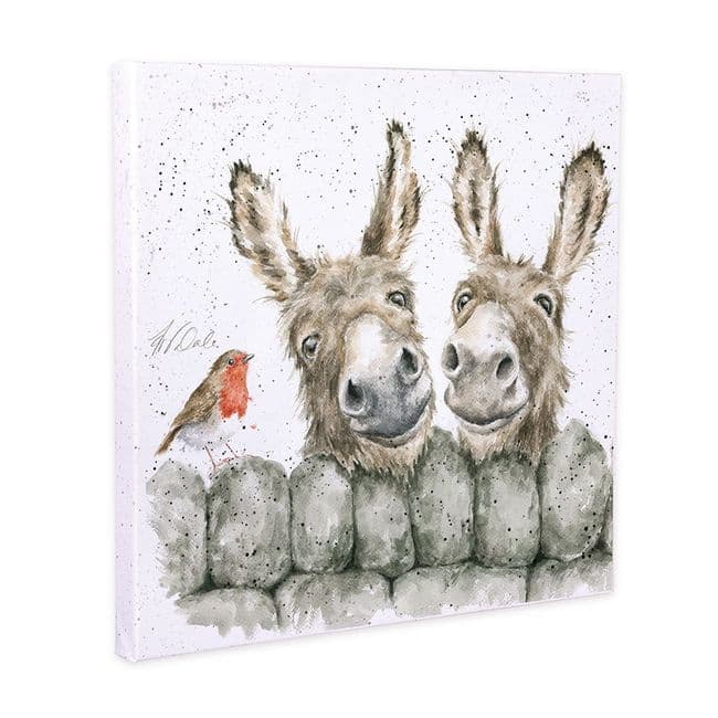 'Hee Haw' Donkey Canvas