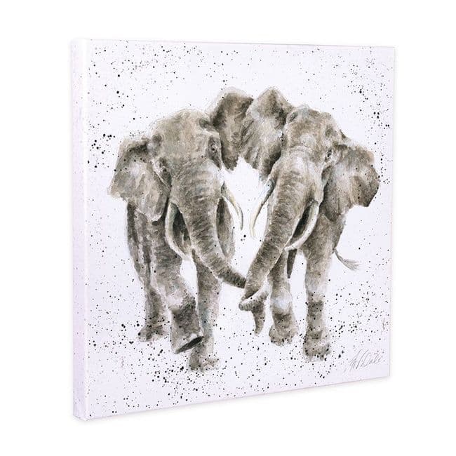 'Irelephant' Elephant Canvas