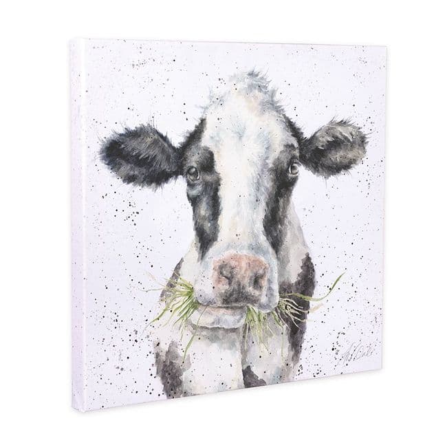 'Milkmaid' Cow Canvas