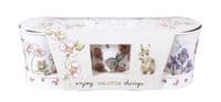 Herb Pots and Tray Floral - GR007