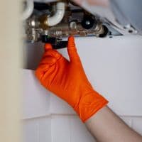 Aurelia Ignite Extra Strong, 7mil Thick Heavy Duty Orange Nitrile Gloves For Automotive, Engineering