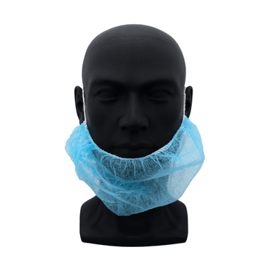 Beard Snood Cover x100. Available in Blue and White