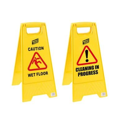 Caution Wet Floor/Cleaning In Progress Floor Sign