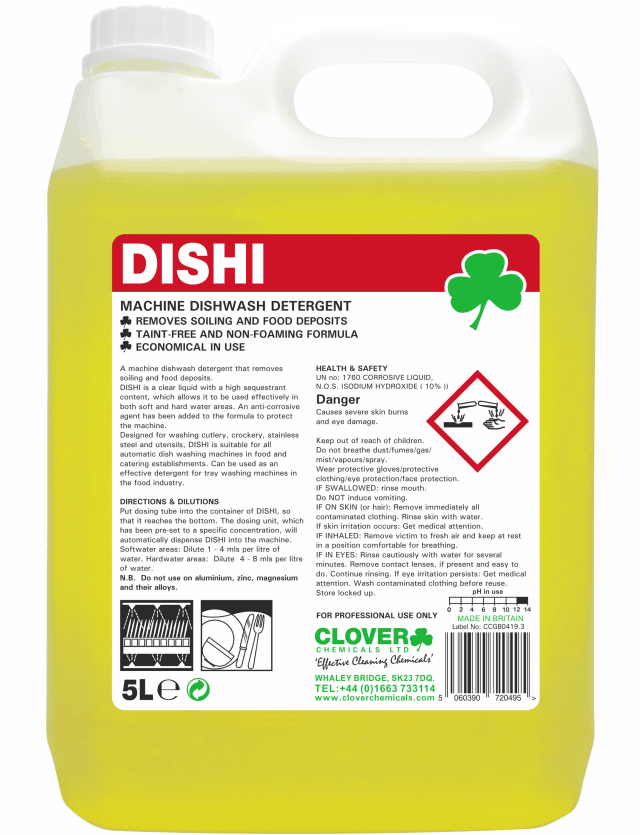 Clover 314 Machine Dishwasher Detergent 5L