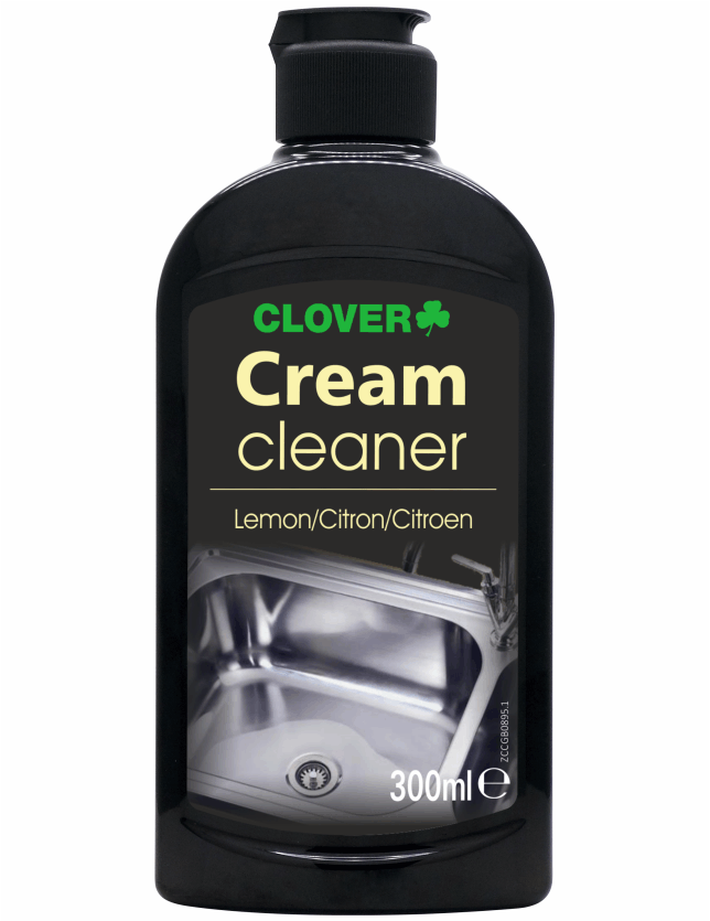 Clover 431 Lemon Fragranced Cream Cleaner 300ml