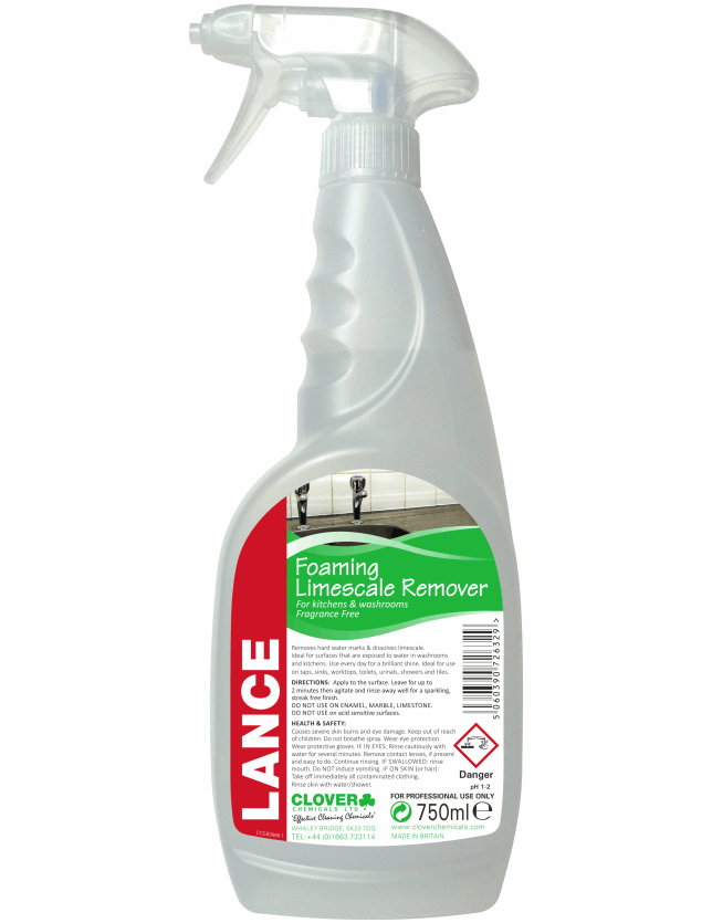Clover 524 Lance Foaming Limescale Remover 750ml