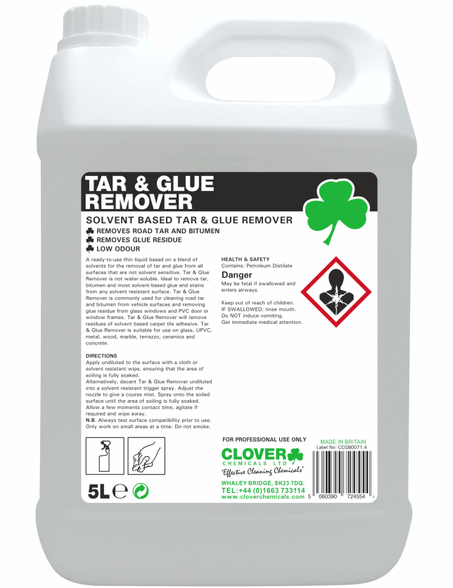 Clover Roti Tar Clover 704 Tar & Glue Remover 5L