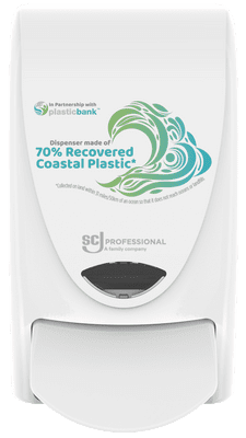 Deb RCP1LDSEN Proline Wave 1 Litre Washroom Recovered Plastic Dispenser for Deb 1 Litre Cartridge