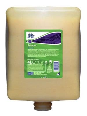 DEB SOL4LTR Solopol Classic Heavy Duty Hand Cleansing Paste 4L