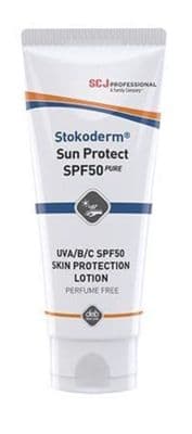 DEB SPC100ML Stokoderm Sun Protect 50 PURE UV Skin Protection Cream 100ml