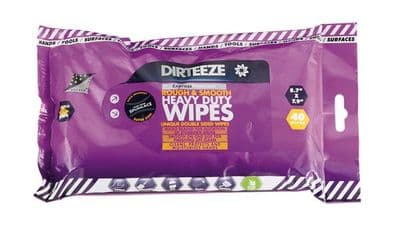Dirteeze DZRS40 Rough & Smooth Heavy Duty Wipes. Pack 0f 40
