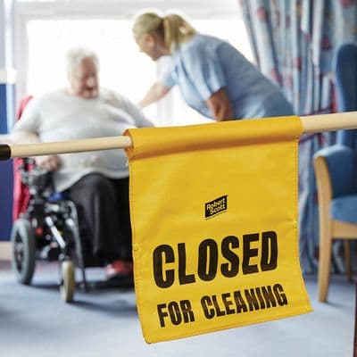 Hanging Door Safety Sign