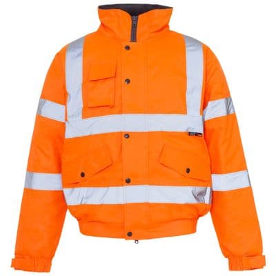 Hi Vis Orange Storm Bomber Jacket