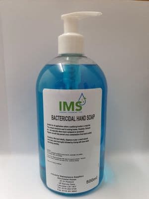 IMS Bactericidal Hand Wash Lotion Soap 500ml Pump Top Bottle