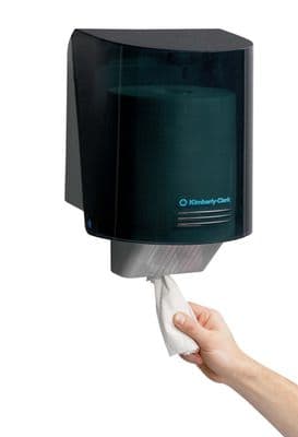 Kimberly Clark 7087  Professional Centrefeed Roll Wiper Dispenser, Grey