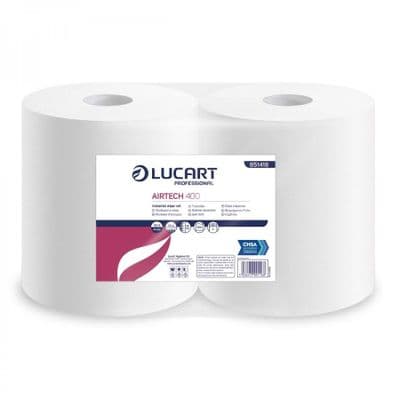 Lucart Airtech 360 Airlaid  Wiper 141m X 280mm, 2 Rolls per pack