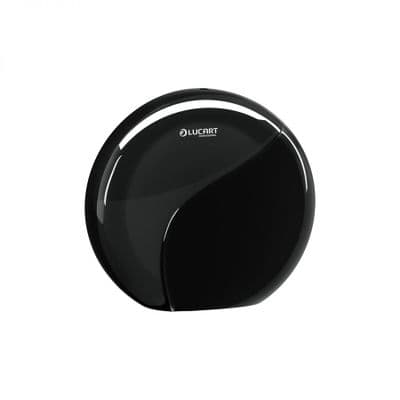 Lucart Identity Mini Jumbo Black Toilet Roll Dispenser