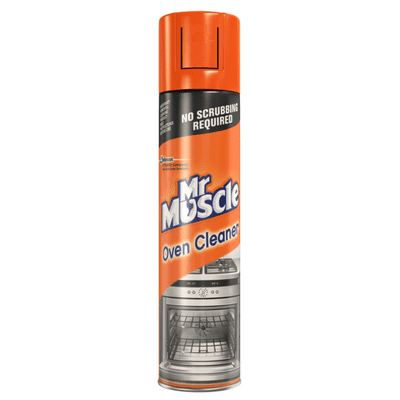 Mr Muscle Oven Cleaner 300ml, Removes burnt on grease, food, and spills effectively.