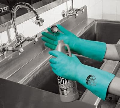 Polyco Nitri-Tech III Chemical Resistant Synthetic Nitrile Rubber Gloves