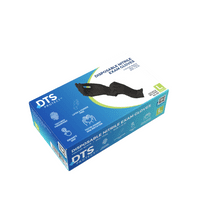 Protect Black 4.2g Nitrile Powder-Free Disposable Gloves, Box of 100