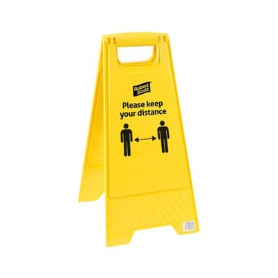 Social Distancing 'Please Keep Your Distance' Floor Safety Sign