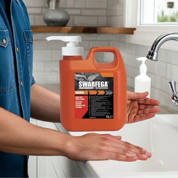 Swarfega Orange SOR1LMP Heavy Duty Hand Cleaner 1 Litre