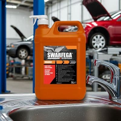 Swarfega Orange SOR5LMP Heavy Duty Hand Cleaner 5 Litre Pump Top 