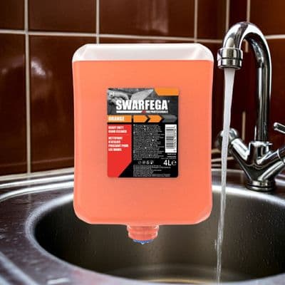 Swarfega Orange SORC4LTR Heavy Duty Hand Cleaner 4L Cartridge