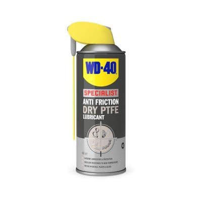 WD-40 44395 Specialist Anti-Friction Dry PTFE Lubricant Spray 400ml Can