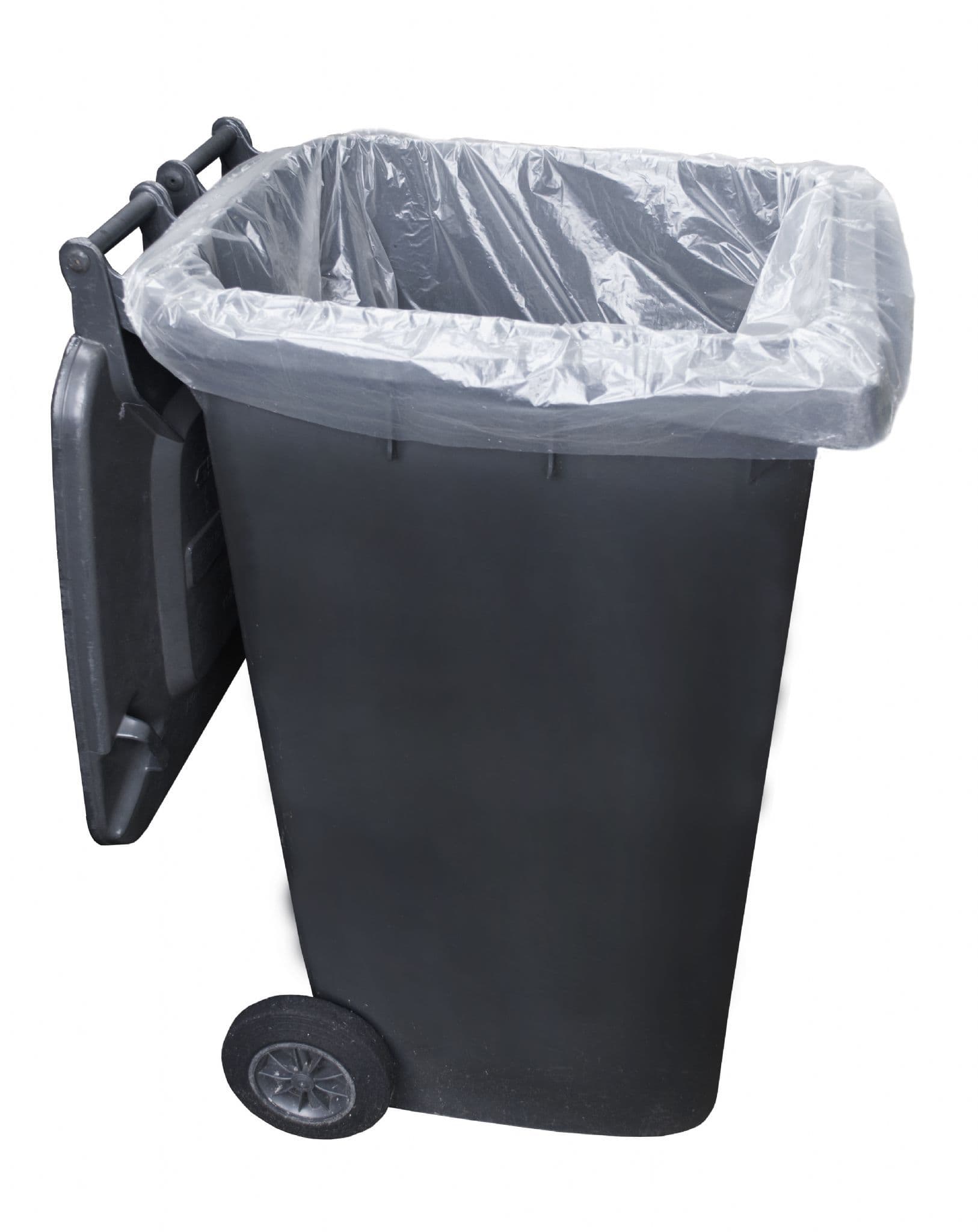 Wheelie Bin Liner Clear 762x1143x1372mm 240L Box of 100