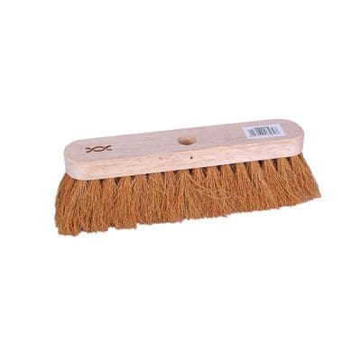 Wooden Broom Head Soft Coco Bristle 12