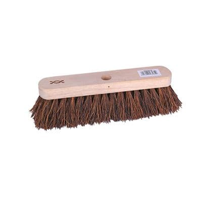 Wooden Broom Head Stiff Bassine Bristle 12