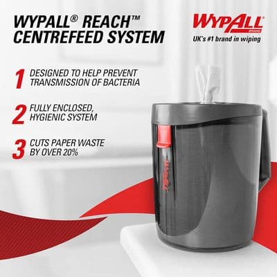 WypAll  6221 Reach Portable Centrefeed Dispenser  1 Wiper Dispenser