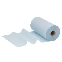 Wypall 7378 L10 Light Duty Cleaning Paper Wipes, 12 rolls x 165 sheets, 1 ply, Blue Compact Roll