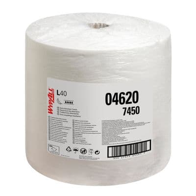 Wypall 7753 Wettask Power Clean Low Link Wipes 120sheet x6
