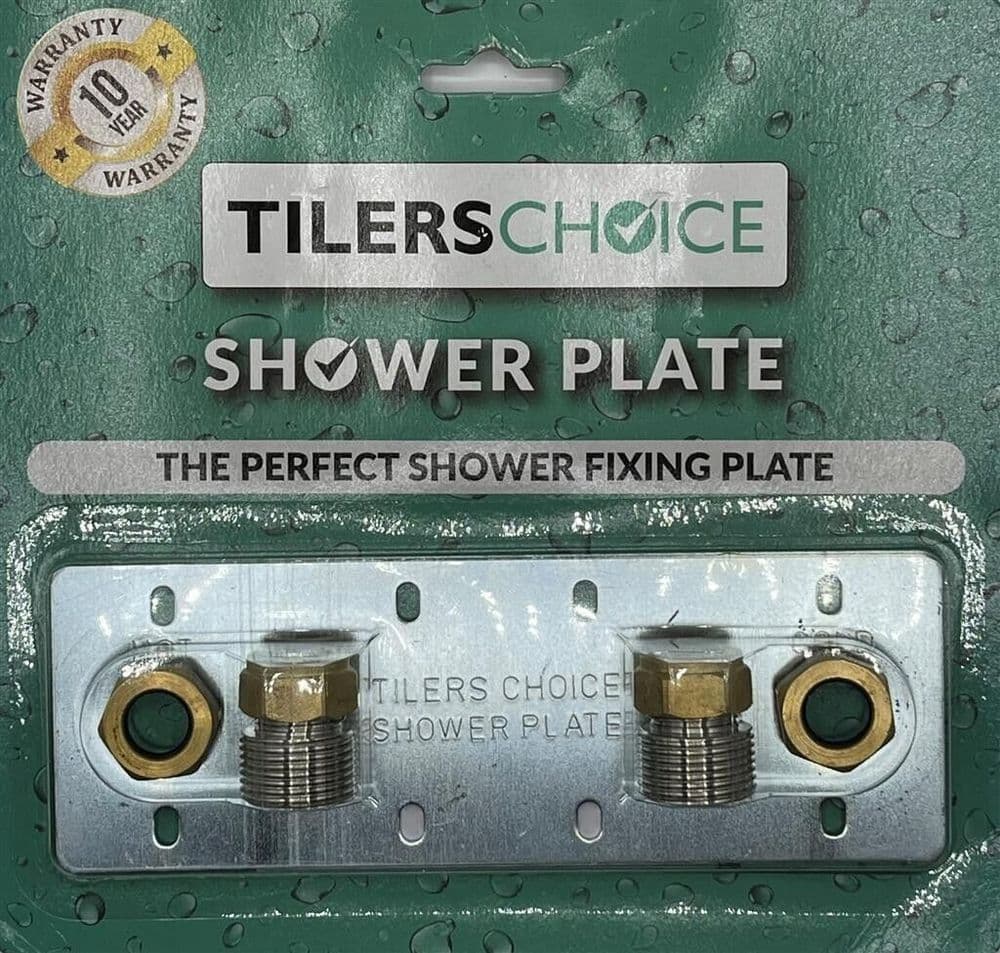 Shower Wall Plate Bracket QUALITY PL8 For Thermostatic Bar Mixer Valve