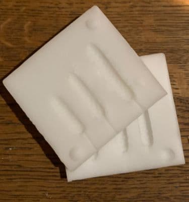 Anthurium Spadix set of three moulds by Sugar Design