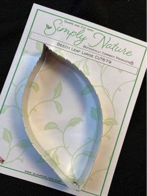 Beech Leaf Cutter Large by Simply Nature was £10.28 now with 40% discount  £6.17